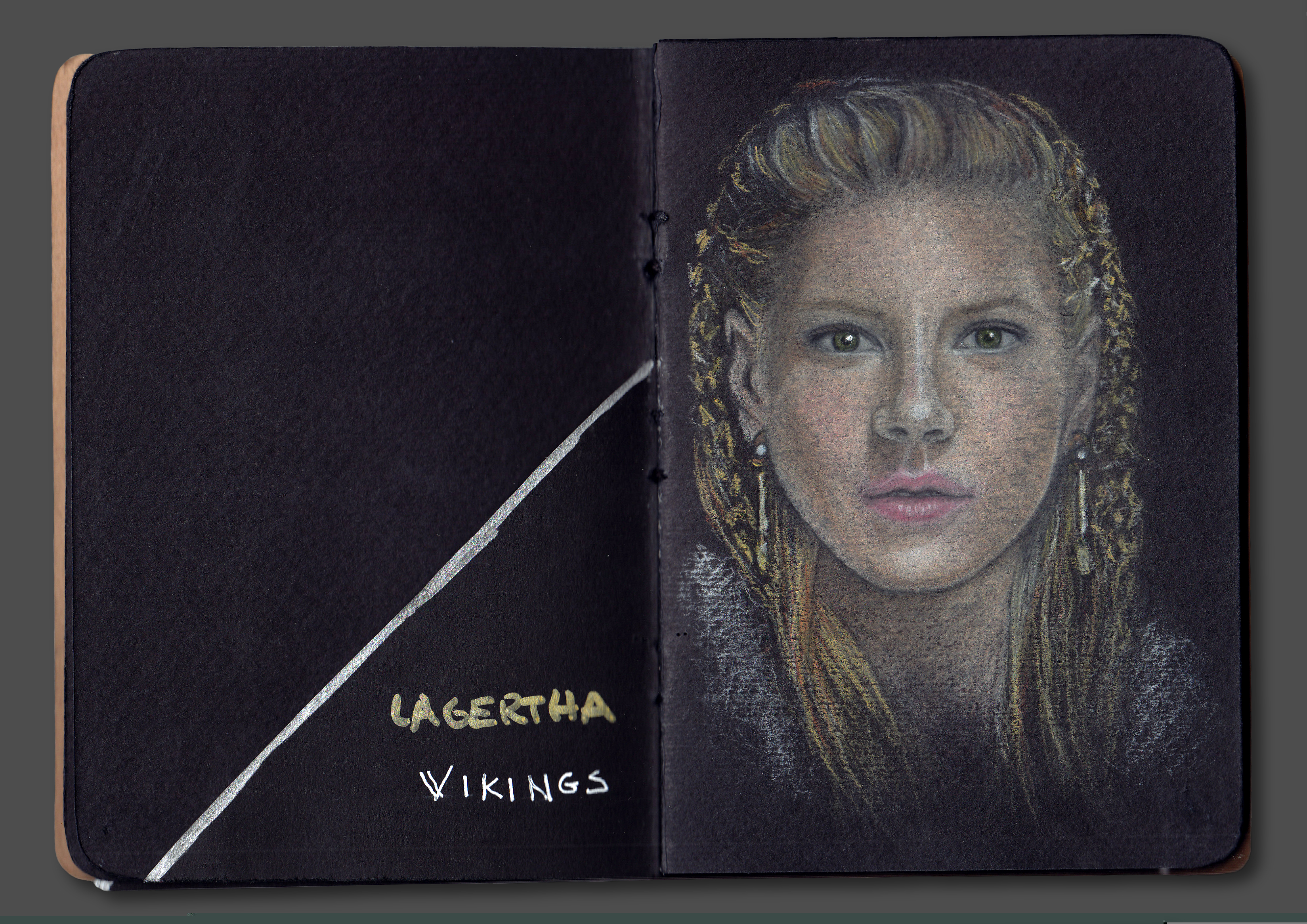 Lagertha Portrait (Book Scan 2)
